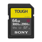 Sony SF-G Series TOUGH 64GB UHS-II Class 10 U3 V90 SDXC Memory Card, 300MB/s Read Image