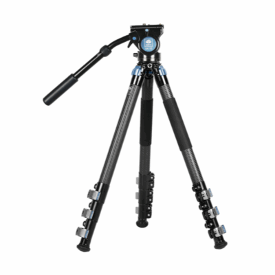 Sirui L-324F Landscape Carbon Fiber Tripod with VH-10 Fluid Video Head