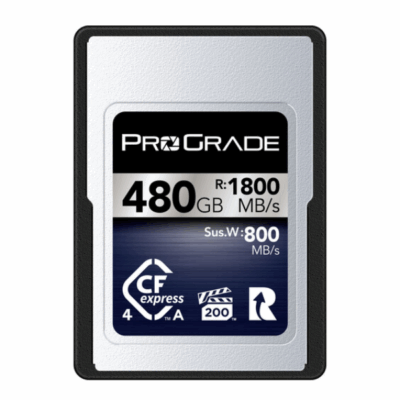 ProGrade Digital 480GB CFexpress 4.0 Type A Iridium Memory Card