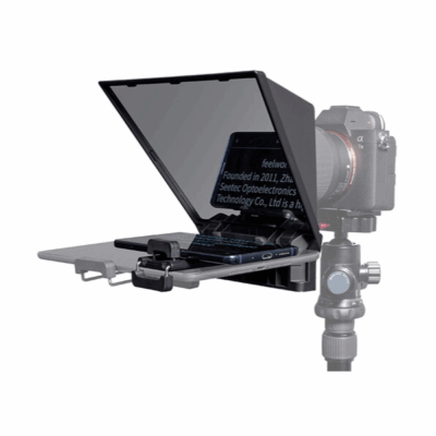 FeelWorld Portable DSLR – Mirrorless Camera Teleprompter for Smartphone Tablet (8″) TP2