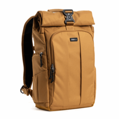 Think Tank Photo FocusPoint Rolltop Camera Backpack – Golden Hour 22 L
