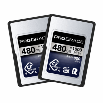 ProGrade Digital 480GB CFexpress 4.0 Type A Iridium Memory Card – 2 Pack