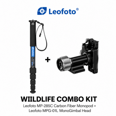 Leofoto MP-285C 5-Section Carbon Fiber Monopod + Leofoto Mono Gimbal Head MPG-01L