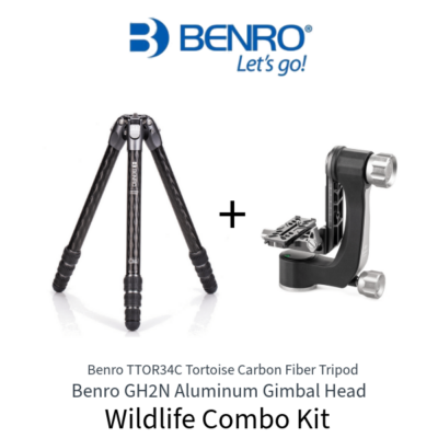 Benro TTOR34C Tortoise Carbon Fiber Tripod + Benro GH2N Aluminum Gimbal Head