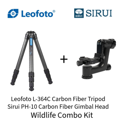 Leofoto LS-364C Carbon Fiber Tripod + Sirui PH-10 Carbon Fiber Gimbal Head