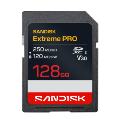 SANDISK 128GB Extreme PRO UHS-I SDXC Memory Card