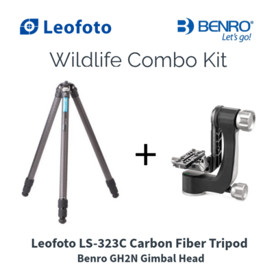 Leofoto LS-323C Carbon Fiber Tripod + Benro GH2N Gimbal Head