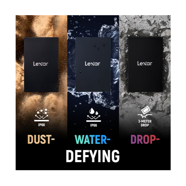 Lexar 1TB ARMOR 700 USB 3.2 Gen 2×2 Portable SSD - Image 3