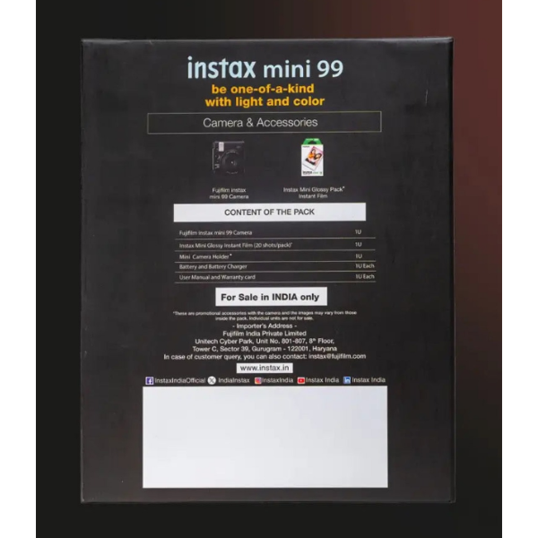 Fujifilm Instax Mini 99 Premium Edition Pack Black - Image 14